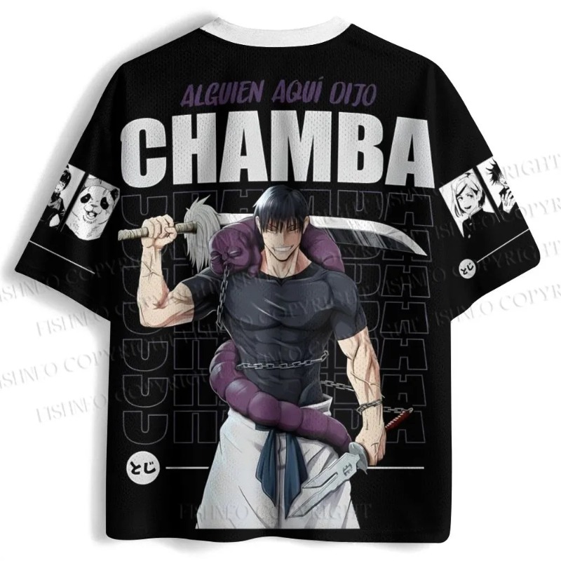 Street Fashion Baggy - Jujutsu Kaisen Toji Fushiguro T-shirt Men