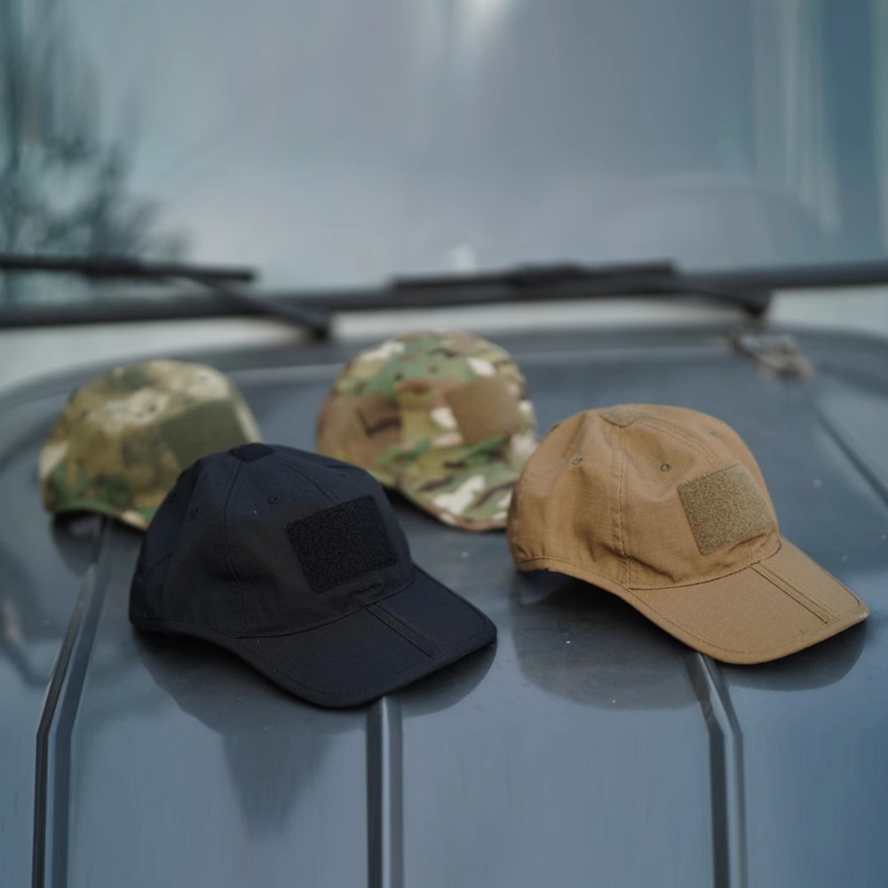 Baseball Cap Fitted - Foldable tactical baseball cap designed to