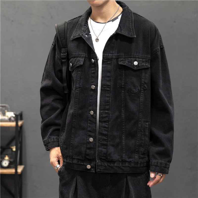 New Denim Jacket Men Vintage J - Street Fashion Jacket Men ulasan dan harga