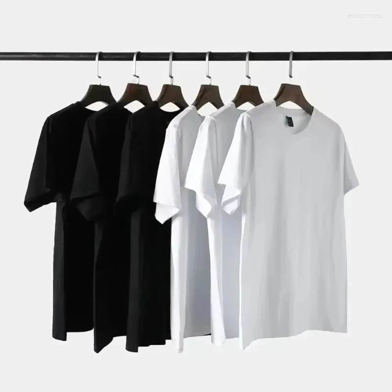 Men's Summer Polyester T-Shirt - Street Fashion For Short Guys ulasan dan harga