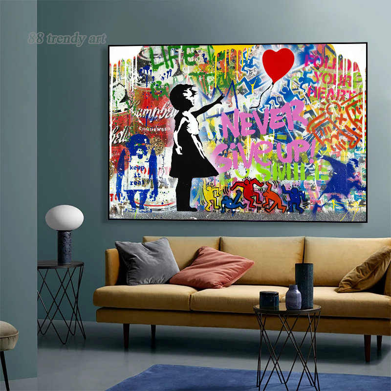 Banksy Street Wall Art Posters - Street Fashion Poster ulasan dan harga