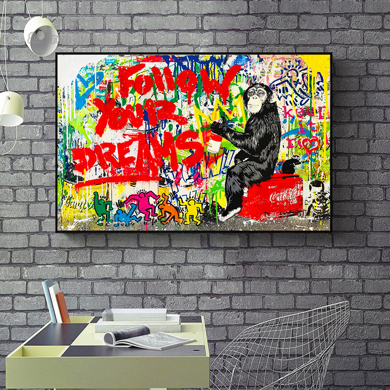 Banksy Street Wall Art Posters - Street Fashion Poster ulasan dan harga