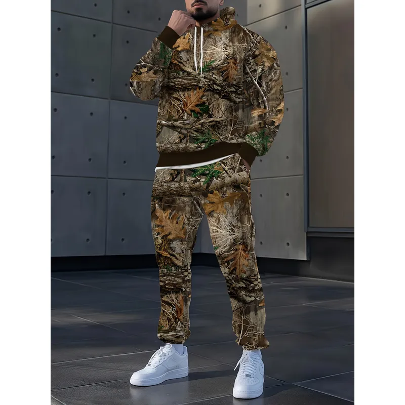 Men's 2 Piece Jungle Camouflag - Camo Pattern Set ulasan dan harga