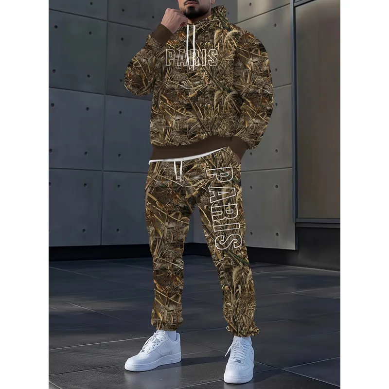Men's 2 Piece Jungle Camouflag - Camo Pattern Set ulasan dan harga