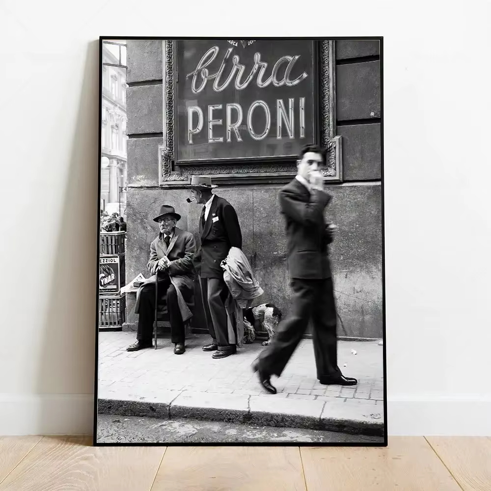 Fashion Black And White Vintag - Street Fashion Poster ulasan dan harga