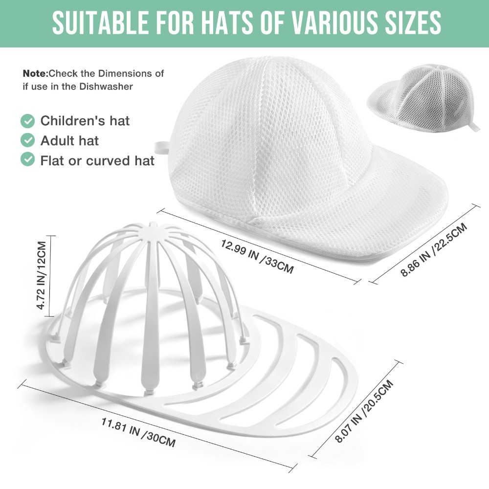 2/4 Pack Hat Washer Cage for W - Baseball Cap Fitted ulasan dan harga