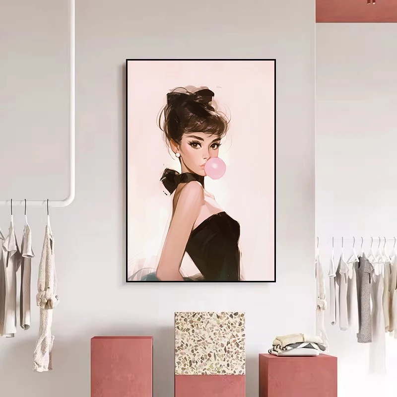 Coquette Trendy Paris Street B - Street Fashion Poster ulasan dan harga