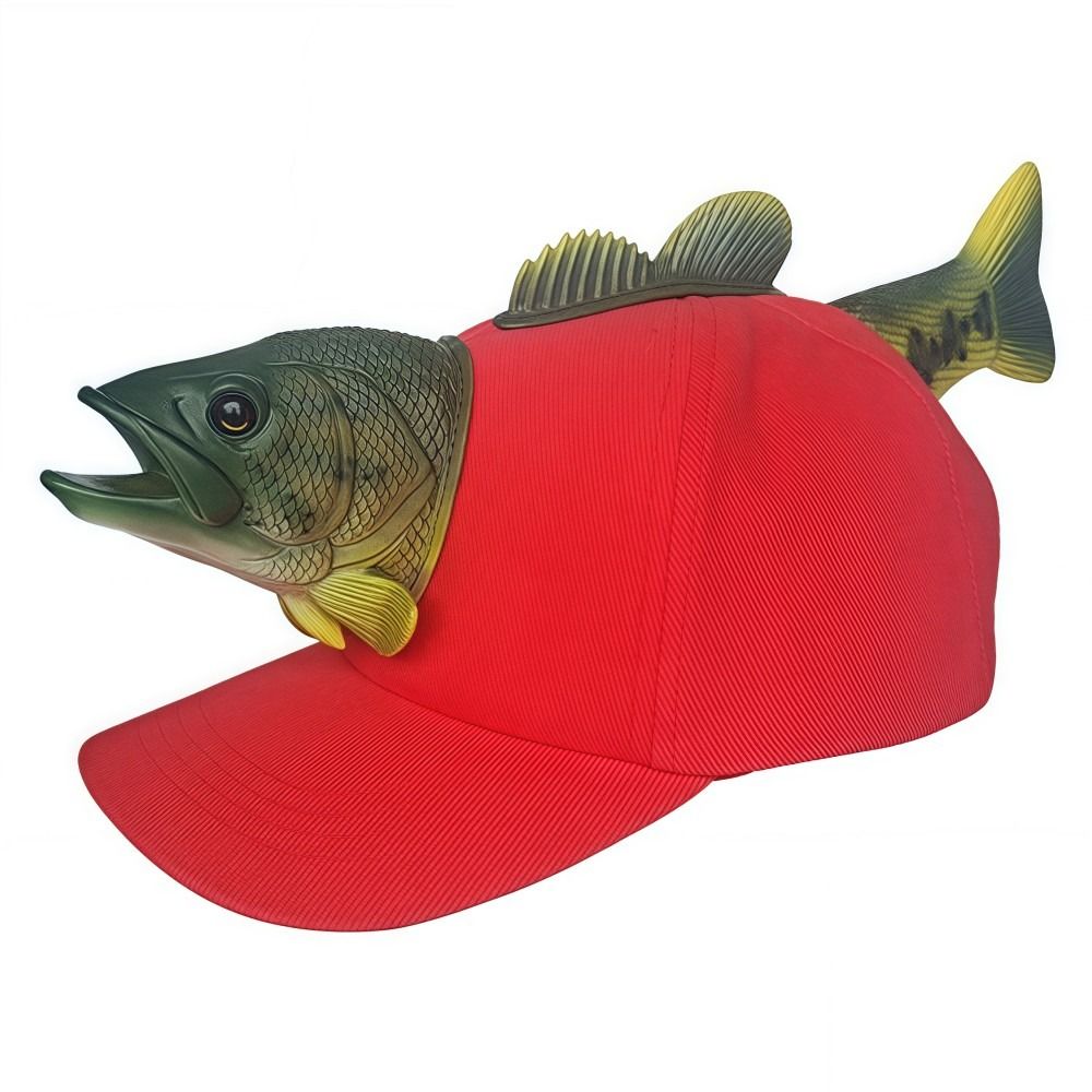 Funny 3D Fish Animal Trucker H - Baseball Cap Fitted ulasan dan harga