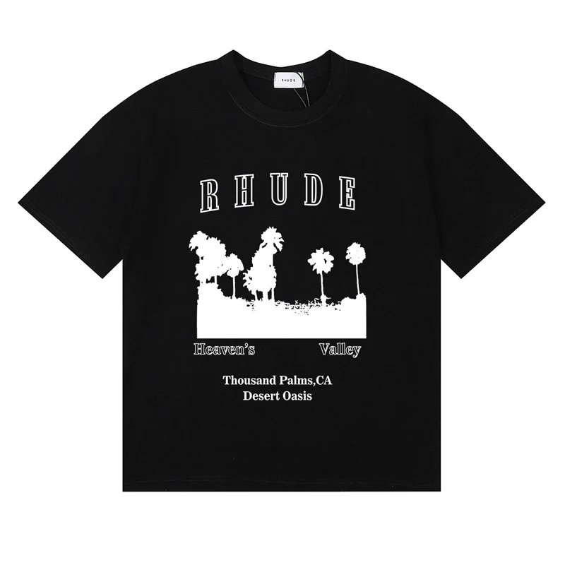 Fashionable Brand Rhude T-shir - Street Fashion Brand Logo ulasan dan harga