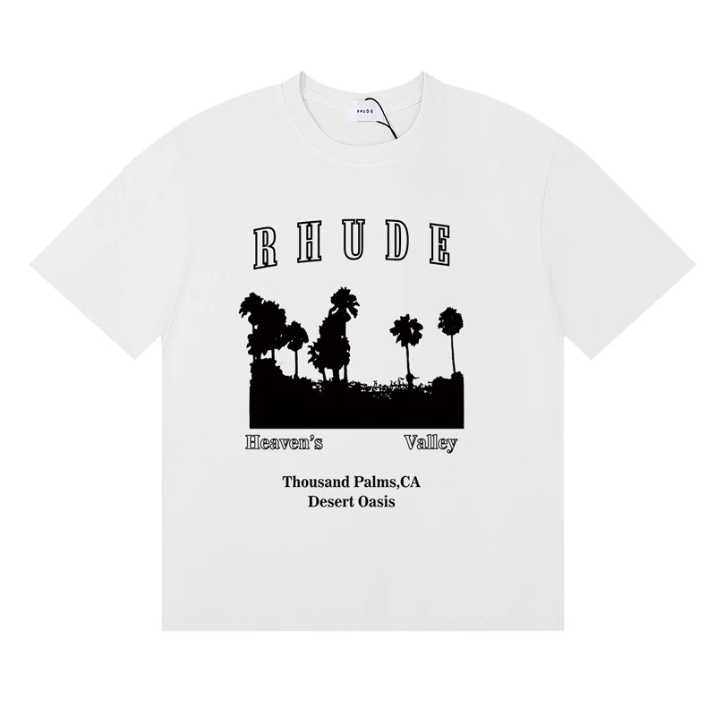 Fashionable Brand Rhude T-shir - Street Fashion Brand Logo ulasan dan harga