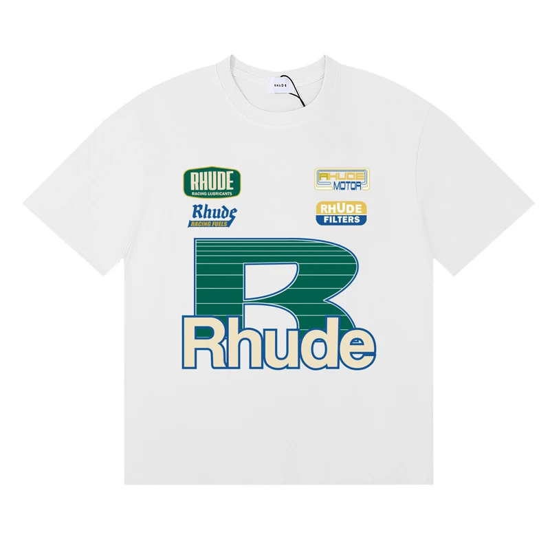 Fashionable Brand Rhude T-shir - Street Fashion Brand Logo ulasan dan harga