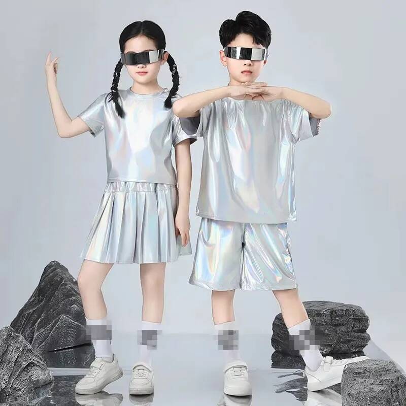 Boys and Girls Hip-hop Set Sil - Street Fashion Boy ulasan dan harga