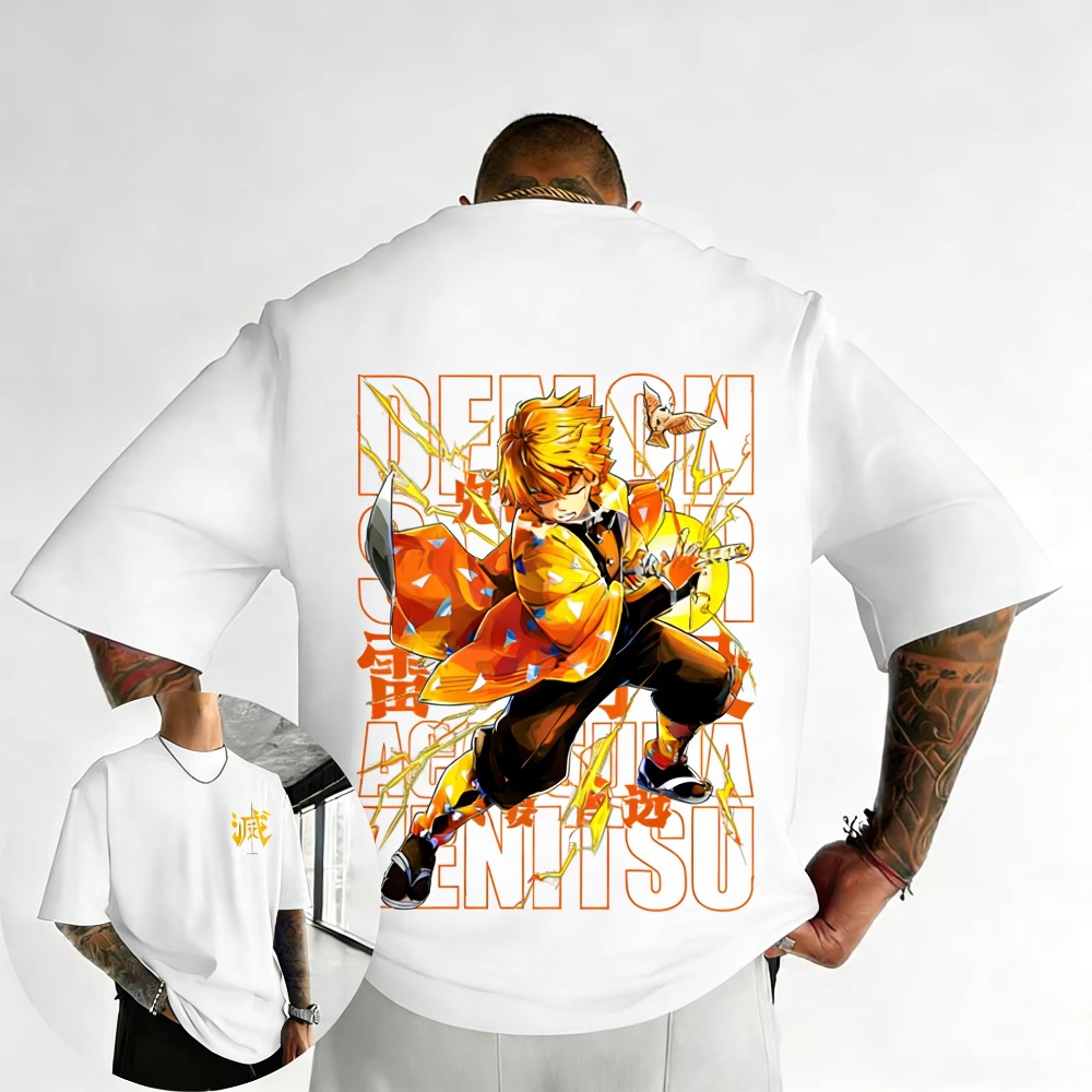 Plus Size Demon Slayer Summer  - Street Fashion Japan ulasan dan harga