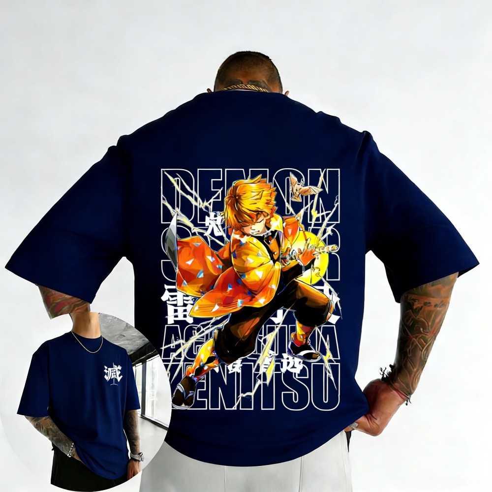 Plus Size Demon Slayer Summer  - Street Fashion Japan ulasan dan harga