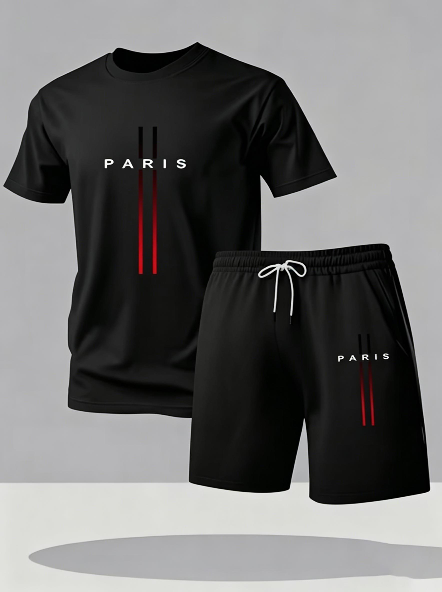Men Quick Dry 2 Piece Sport Tr - Street Fashion In Paris ulasan dan harga