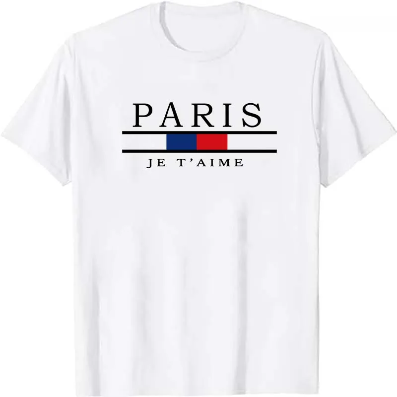 Paris Graphic Print T-shirts M - Street Fashion In Paris ulasan dan harga