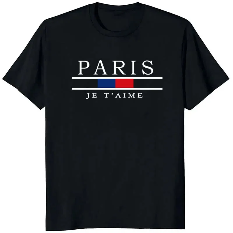 Paris Graphic Print T-shirts M - Street Fashion In Paris ulasan dan harga