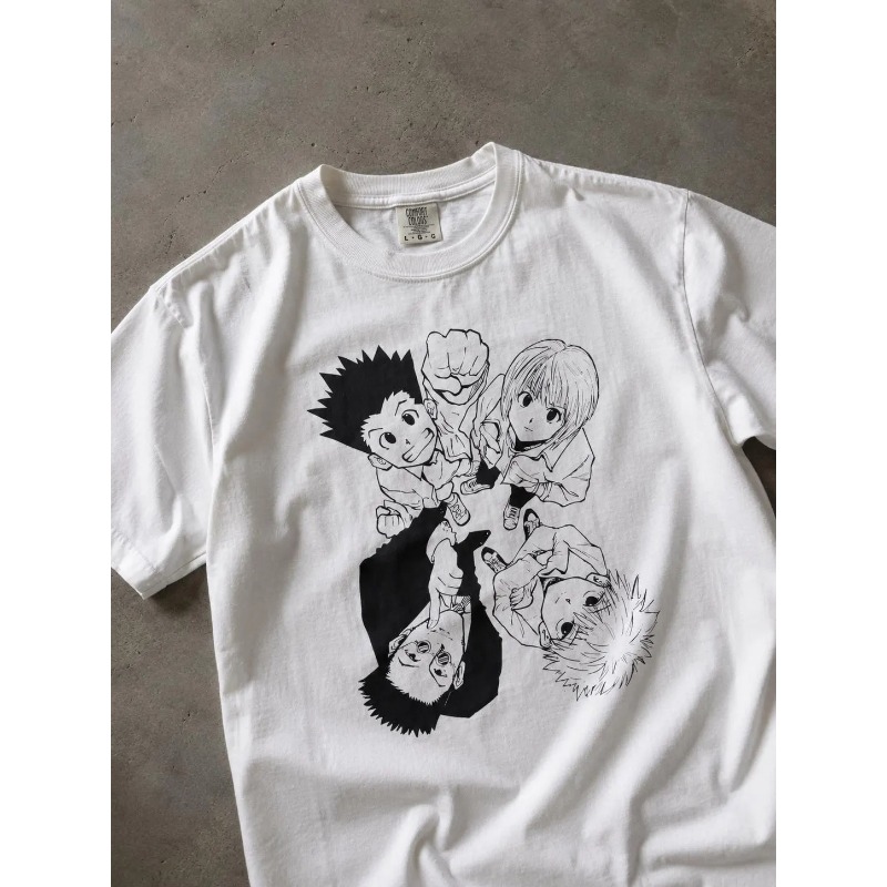 HxH T-shirt, Retro Street Styl - Street Fashion Japan ulasan dan harga