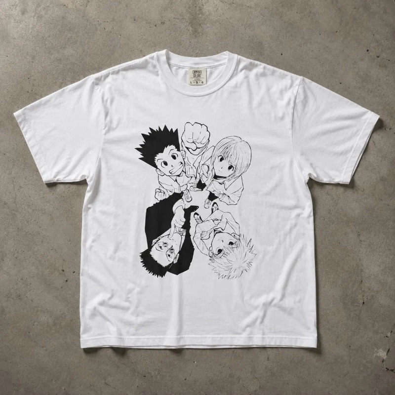 HxH T-shirt, Retro Street Styl - Street Fashion Japan ulasan dan harga