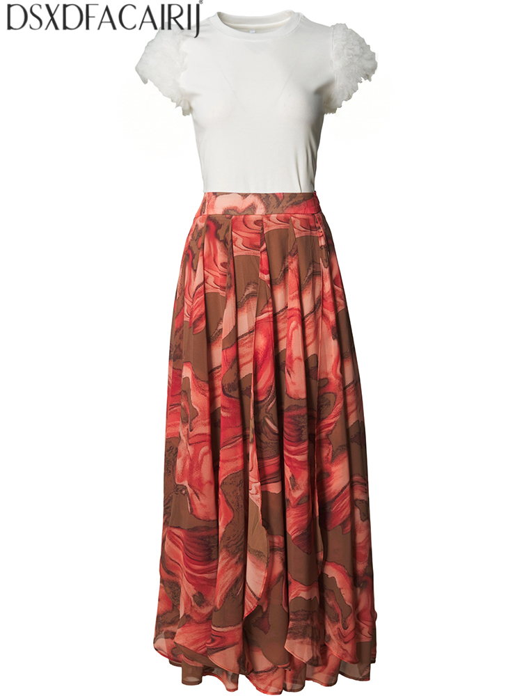 DSXDFACAIRIJ Women's O-Neck Sh - Street Fashion China Models ulasan dan harga