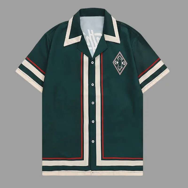 Green Contrasting Color Retrol - Street Fashion Jacket Men ulasan dan harga