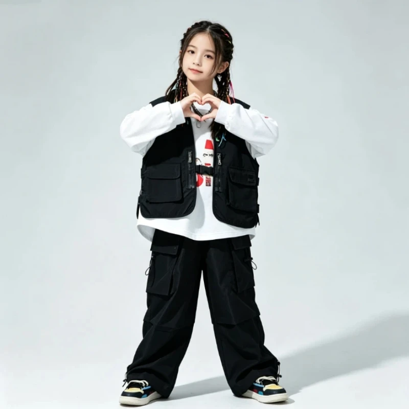 Street Dance Costume Boys Girl - Street Fashion Outfit Girl ulasan dan harga