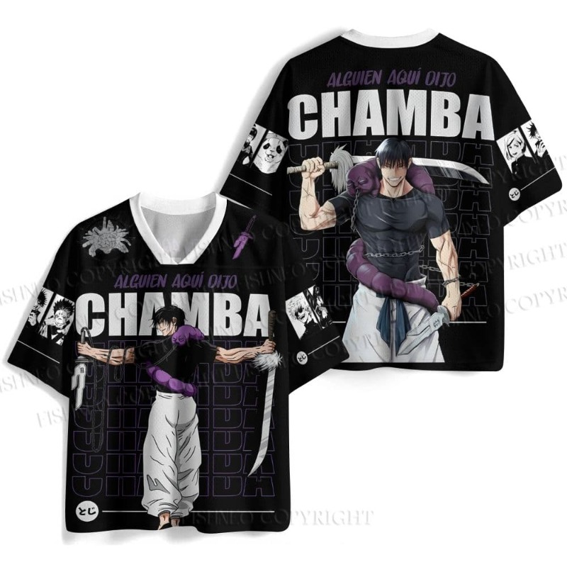 Jujutsu Kaisen Toji Fushiguro  - Street Fashion Baggy ulasan dan harga