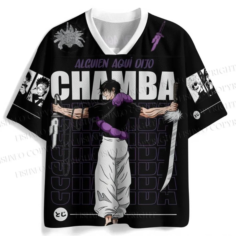 Jujutsu Kaisen Toji Fushiguro  - Street Fashion Baggy ulasan dan harga