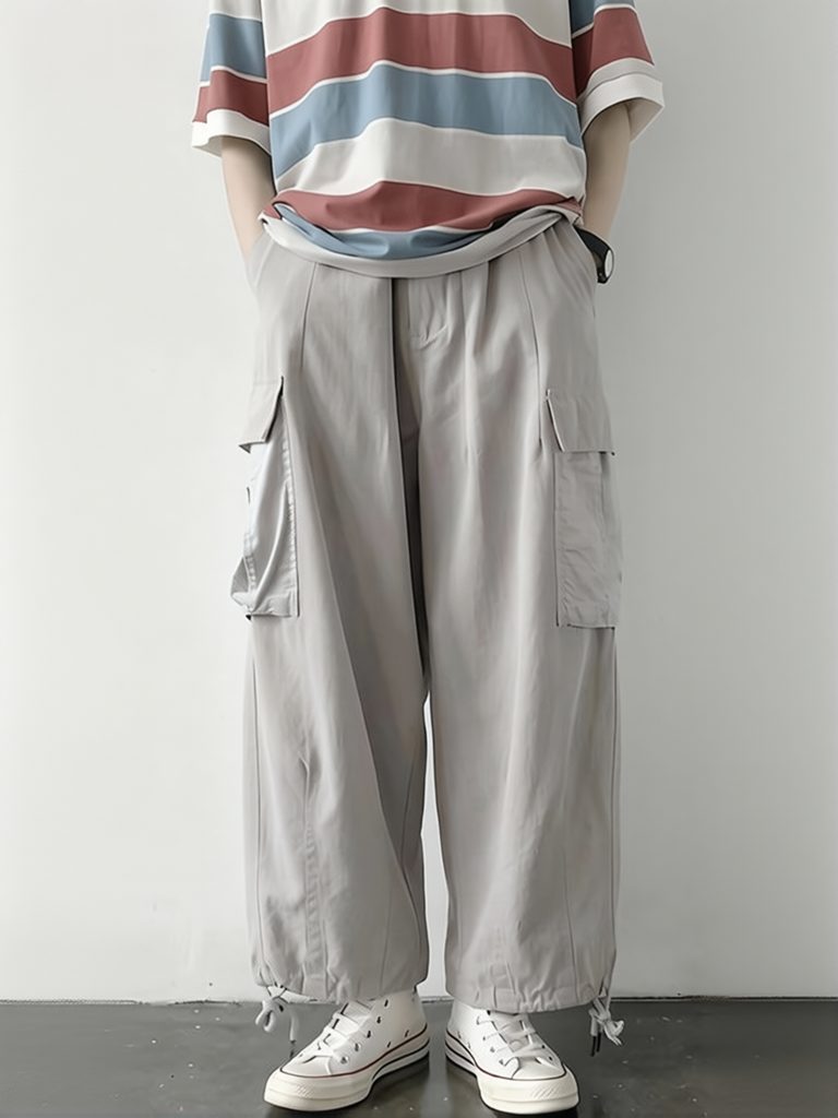 Loose Vintage Man Wide Leg Jap - Street Fashion Japan ulasan dan harga