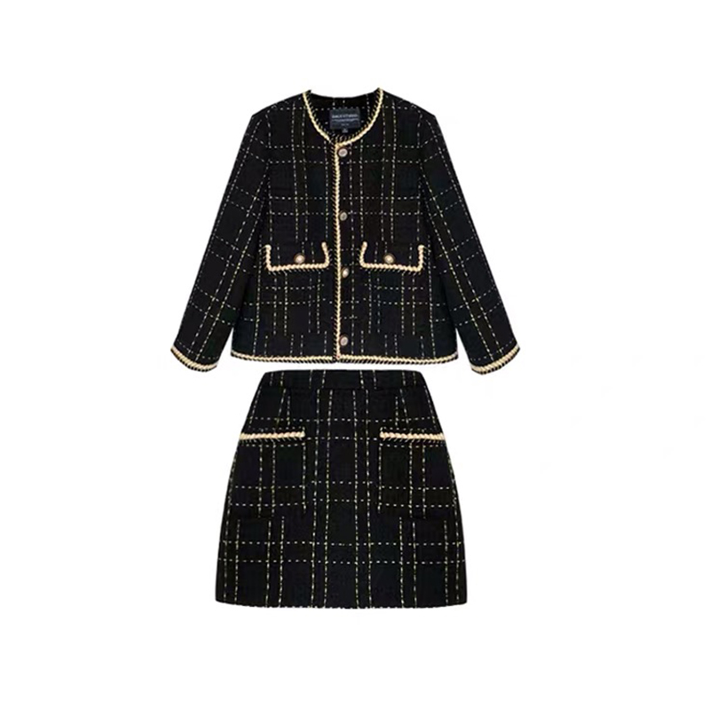 Women Fried Street Tweed Suit  - Street Fashion Jacket ulasan dan harga