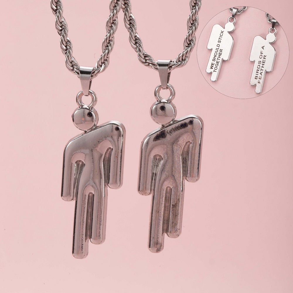 2Pcs Hip Hop Stainless Steel S - Fashion Street Singapore ulasan dan harga