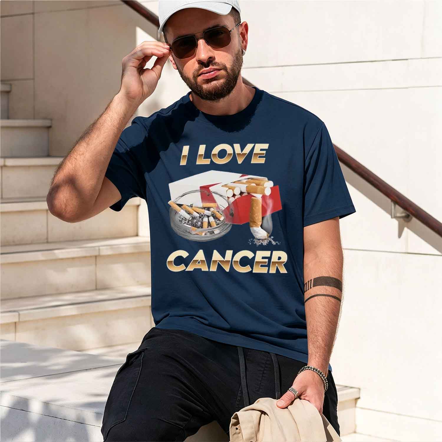 I Love Cancer T-shirt Women's  - Street Fashion China Models ulasan dan harga