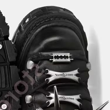 2026 New Black Gothic Punk Pla - Street Fashion Y2K ulasan dan harga