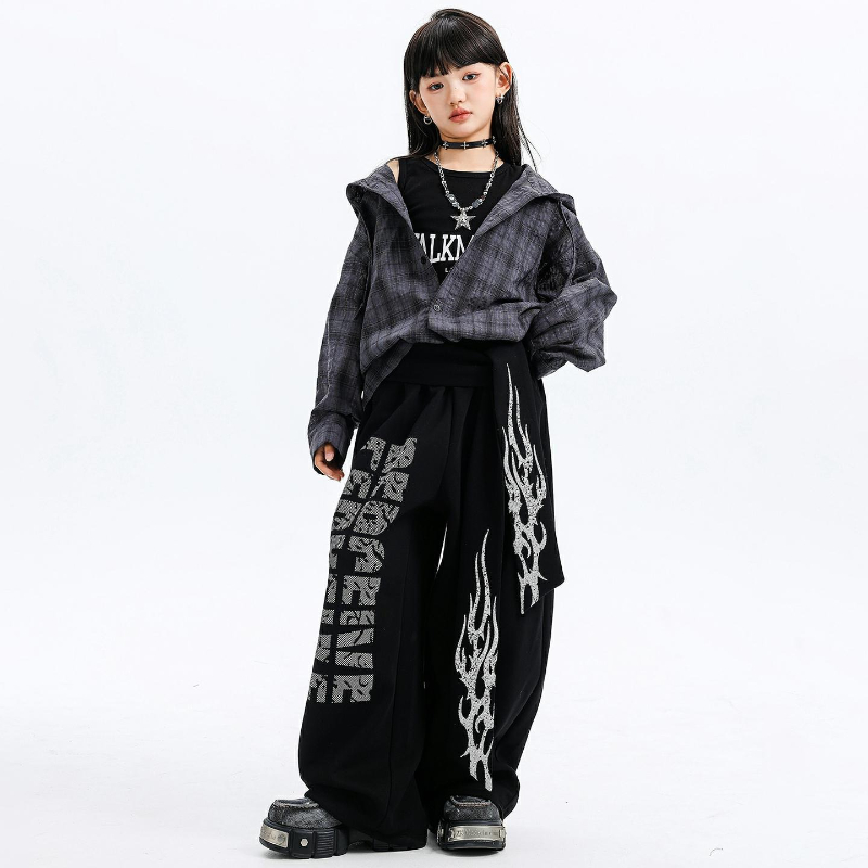 Girls Jazz Dance Costumes Hood - Street Fashion Outfit Girl ulasan dan harga