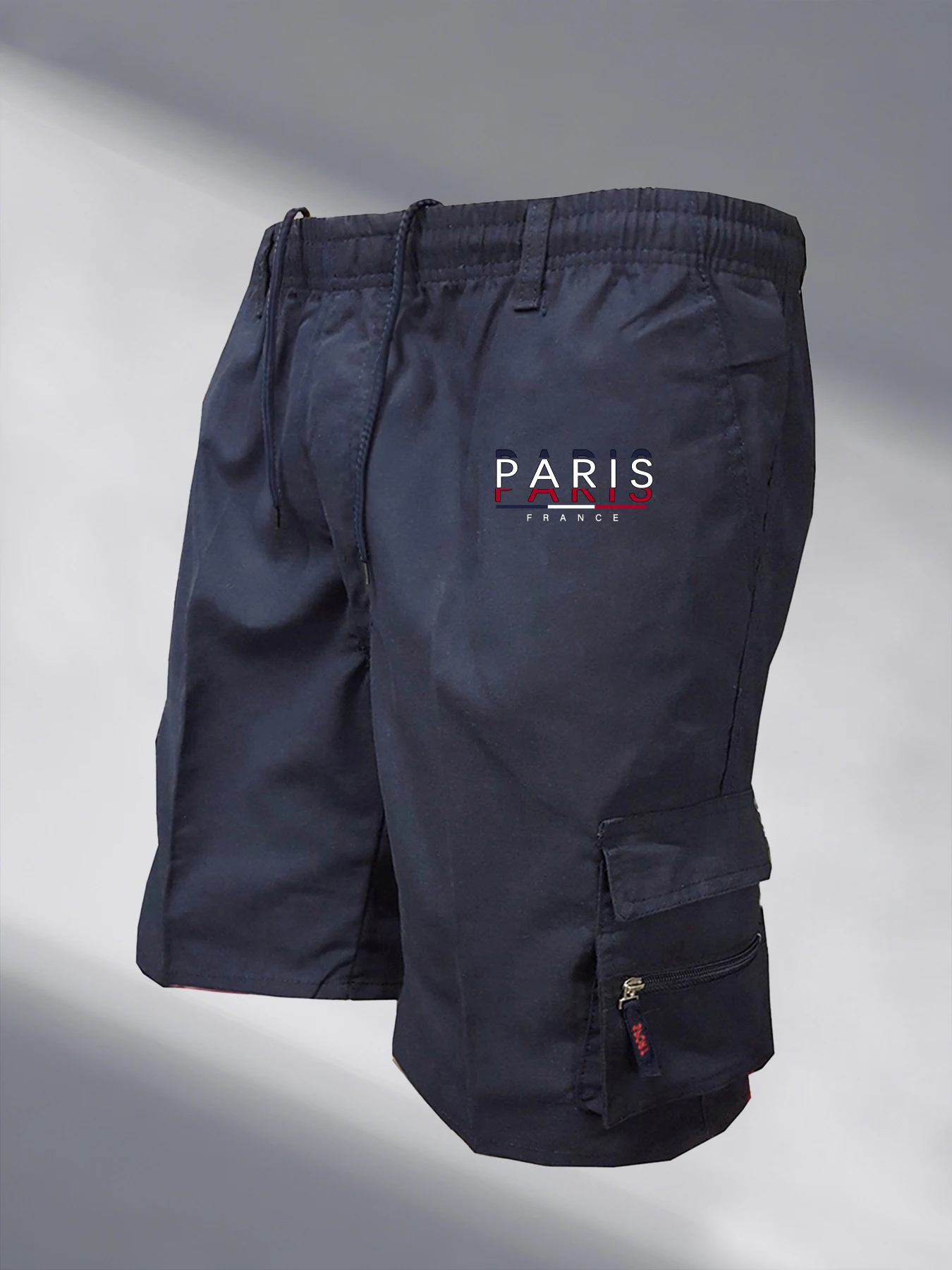 Men's Paris Printed Cargo Shor - Street Fashion In Paris ulasan dan harga