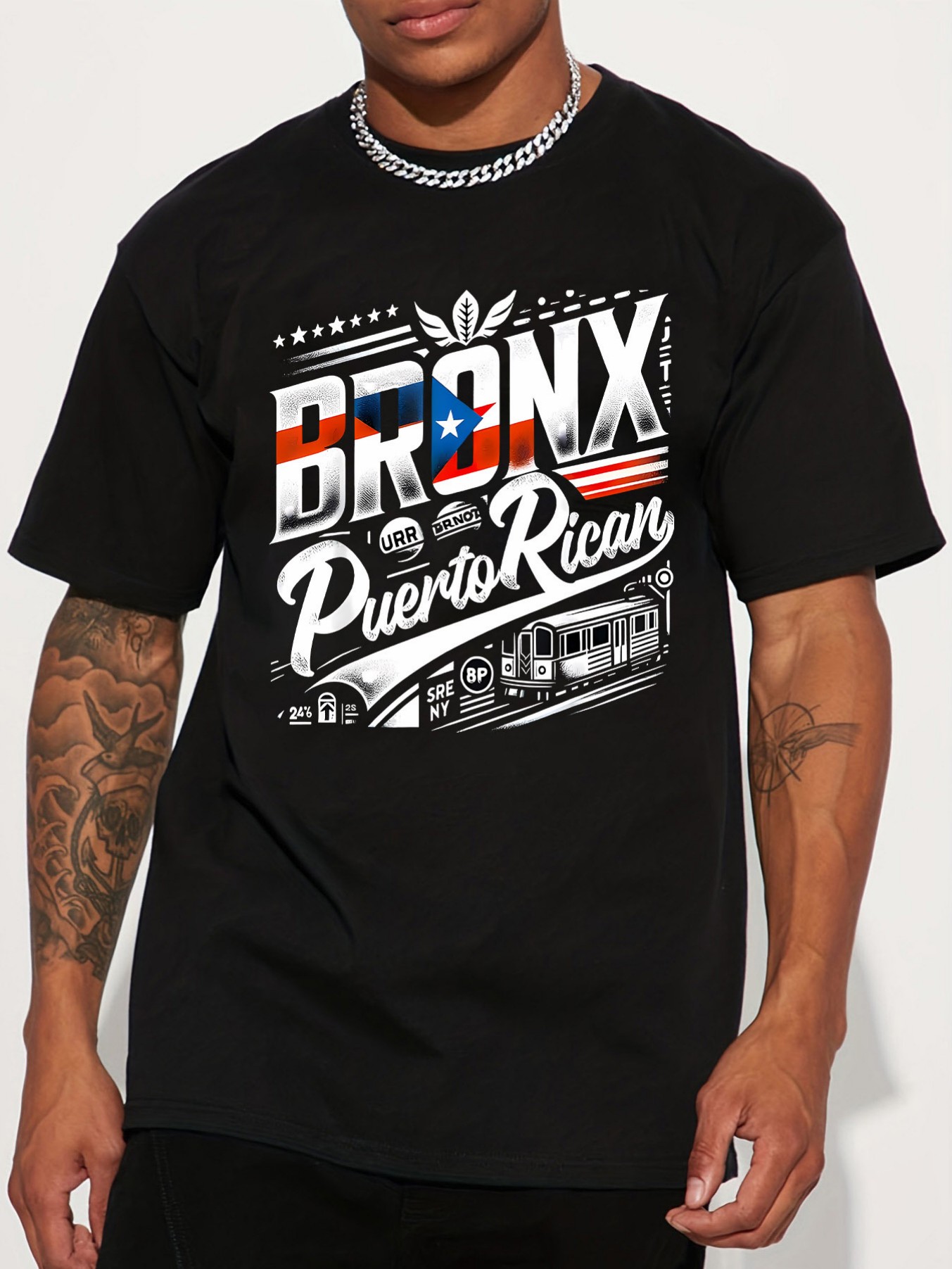 Bronx Puerto Rico logo printin - Street Fashion Brand Logo ulasan dan harga