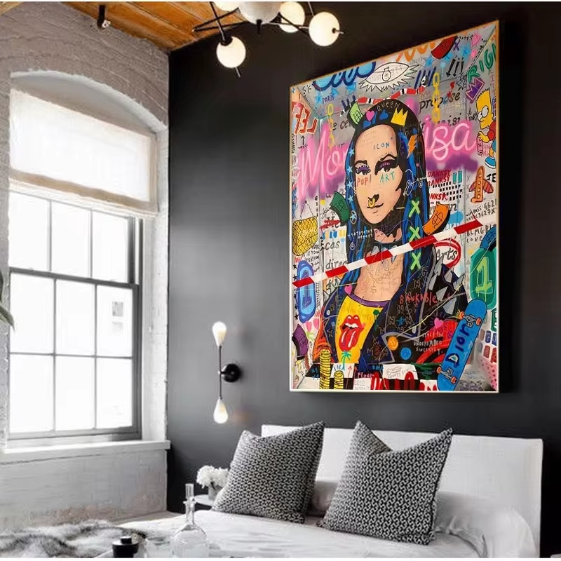Abstract Graffiti Street Art F - Street Fashion Poster ulasan dan harga