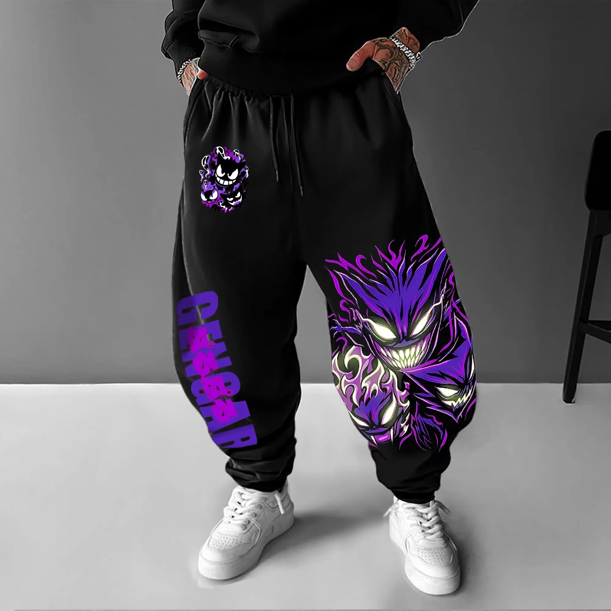 Y2K 2026 Pokemon Gengar Cotton - Street Fashion Baggy ulasan dan harga