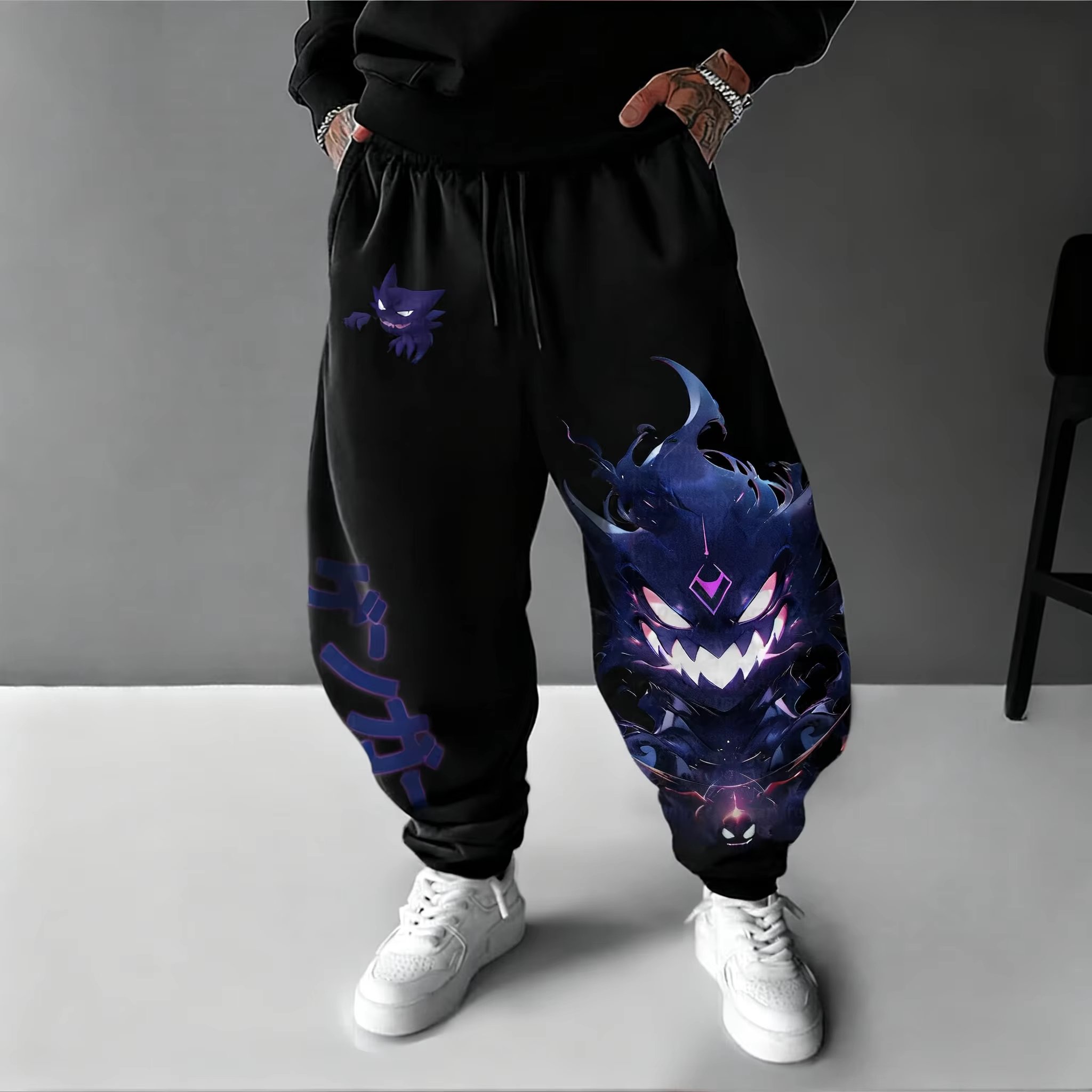 Y2K 2026 Pokemon Gengar Cotton - Street Fashion Baggy ulasan dan harga