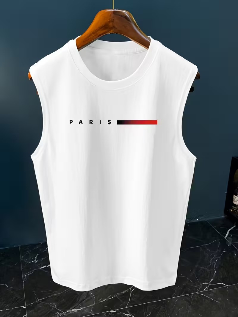 Mens Minimalist Paris Letter P - Street Fashion In Paris ulasan dan harga
