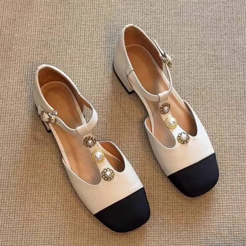 Women Square Toe Heeled Sandal - Street Fashion Trends ulasan dan harga