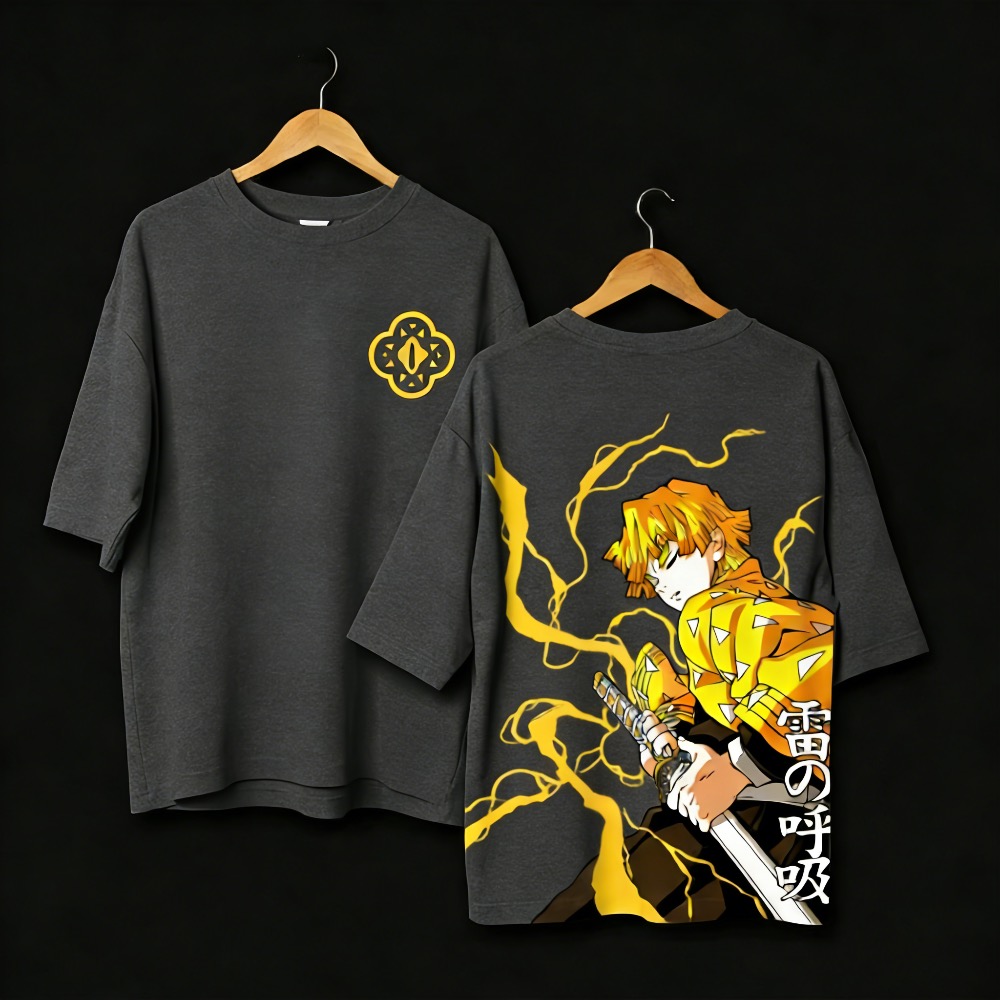 Plus Size Demon Slayer Anime P - Street Fashion Japan ulasan dan harga