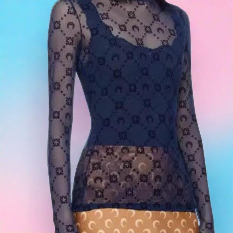 Women T-Shirt Long Sleeve Holl - Street Fashion Outfit Girl ulasan dan harga